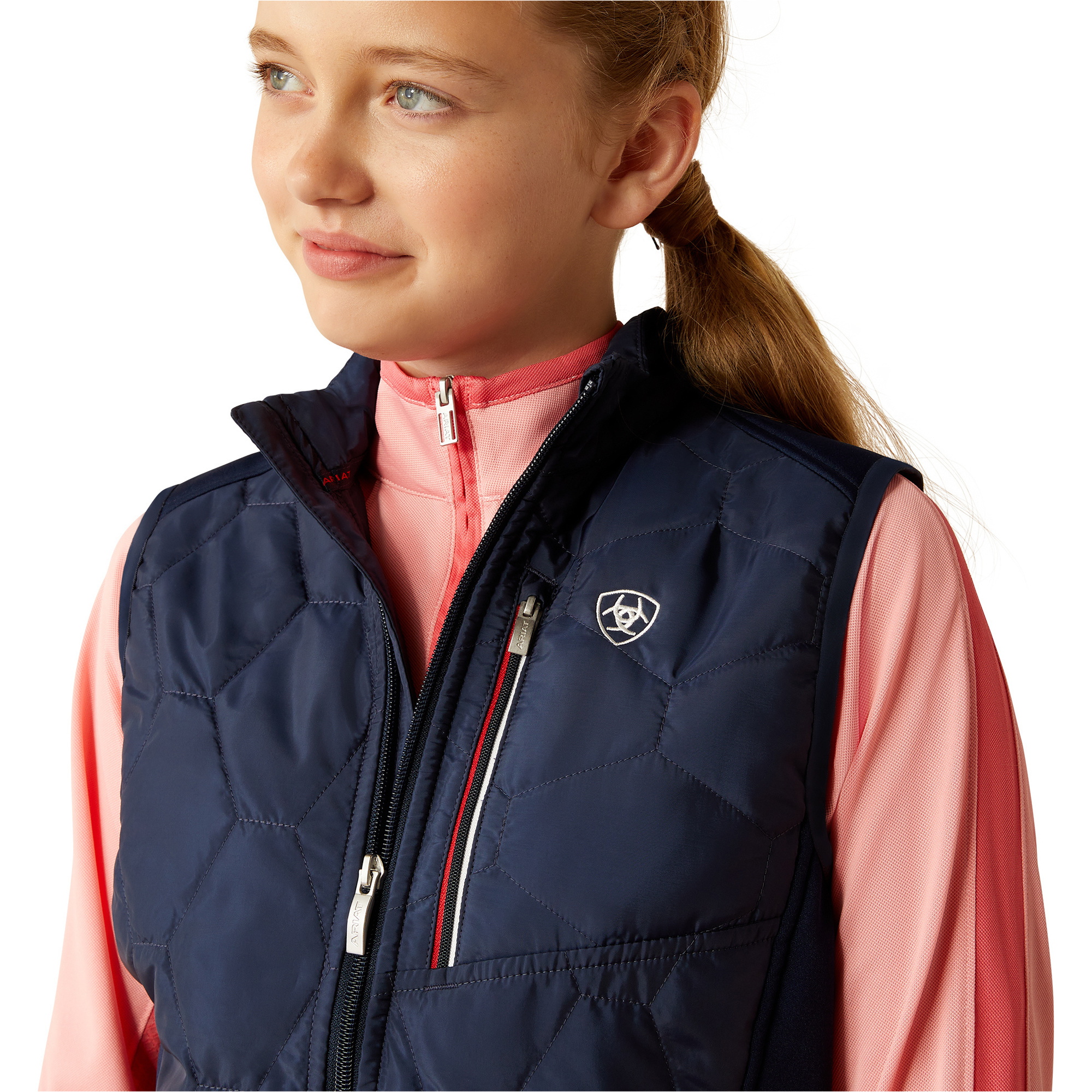 2025 Ariat  Junior Fusion Insulated Vest 10055171 - Navyt